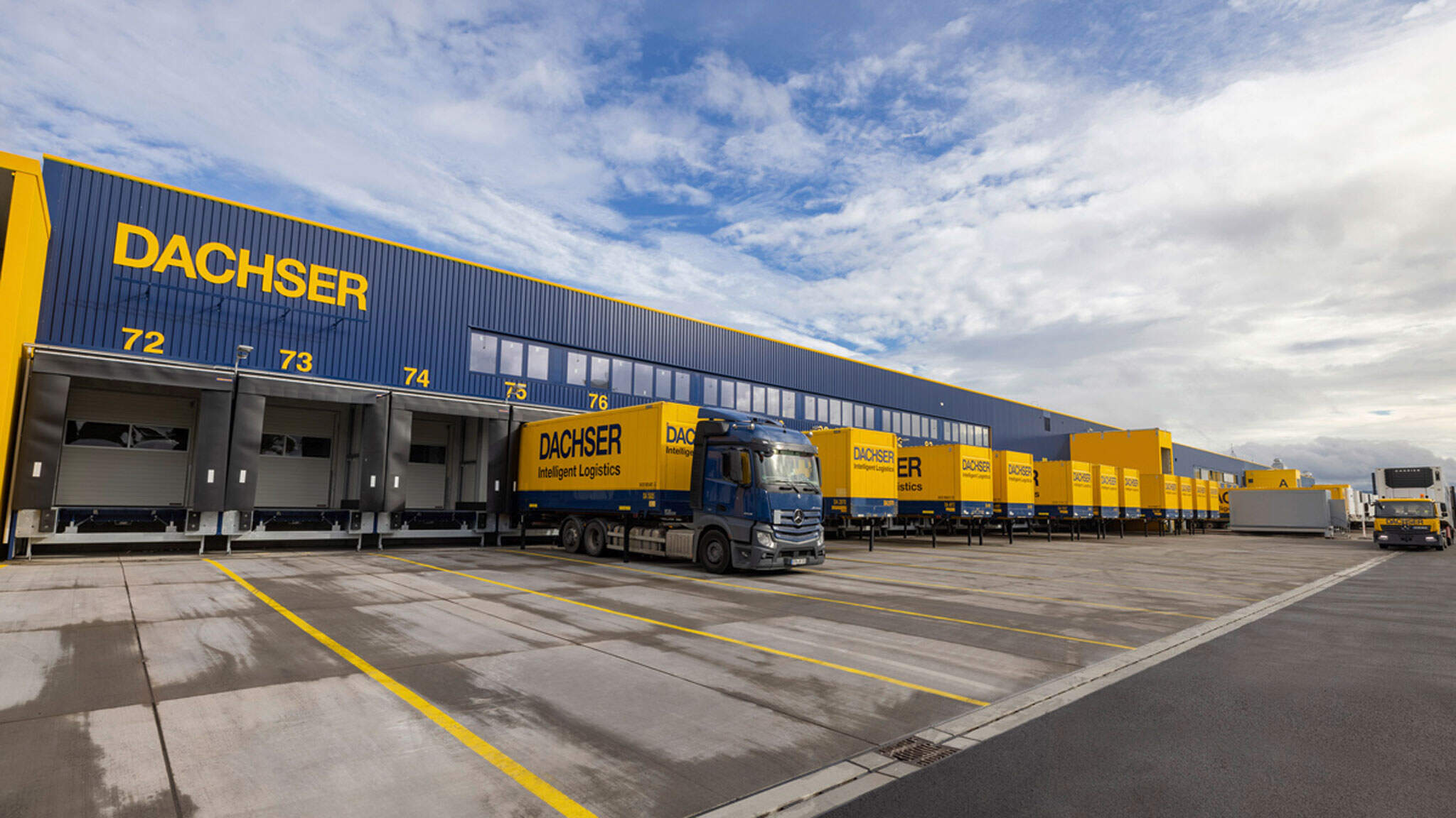 DACHSER Erfurt z&aacute;roveň slouž&iacute; jako platforma pro distribuci d&aacute;le do cel&eacute;ho Německa.